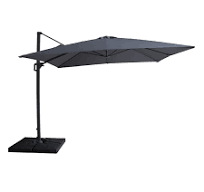 Maze Helios 3m x 3m Square Rotating Cantilever Parasol With Base