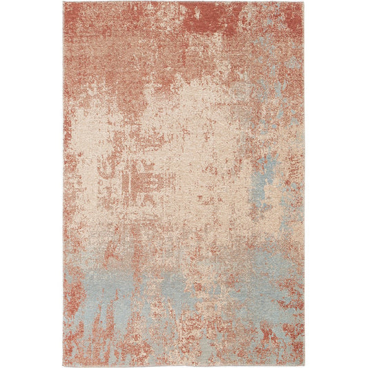 Maze -  Earth Abstract Blue  Outdoor Rug