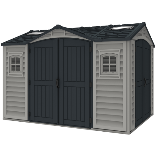 Saffron Apex Plus 10.5x8ft Vinyl Shed