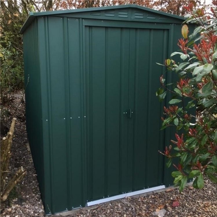 Globel Apex Metal Garden Shed (All Size Available)