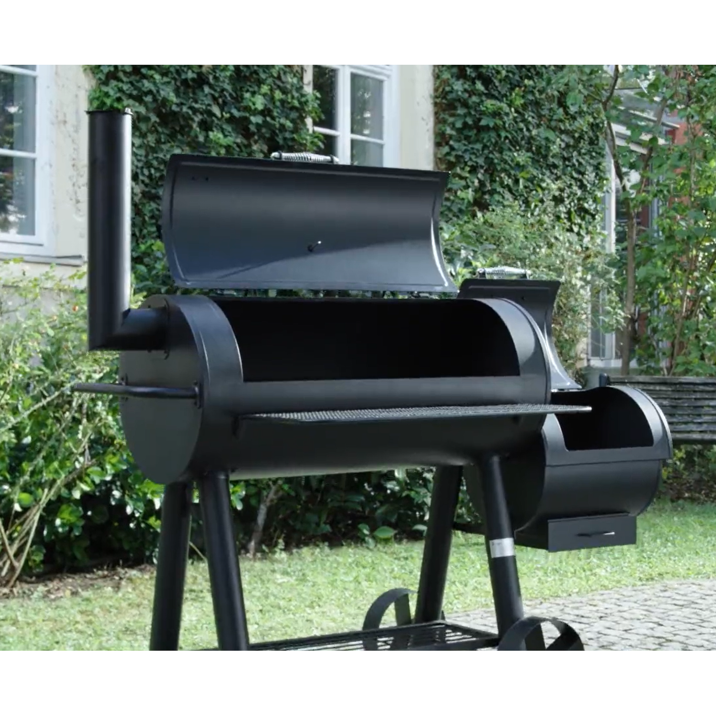 Everest XXL Offset Smoker BBQ
