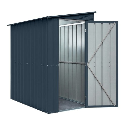 Store More Globel Lean-To Metal Garden Shed - 4x6/ 4x8/ 5x8