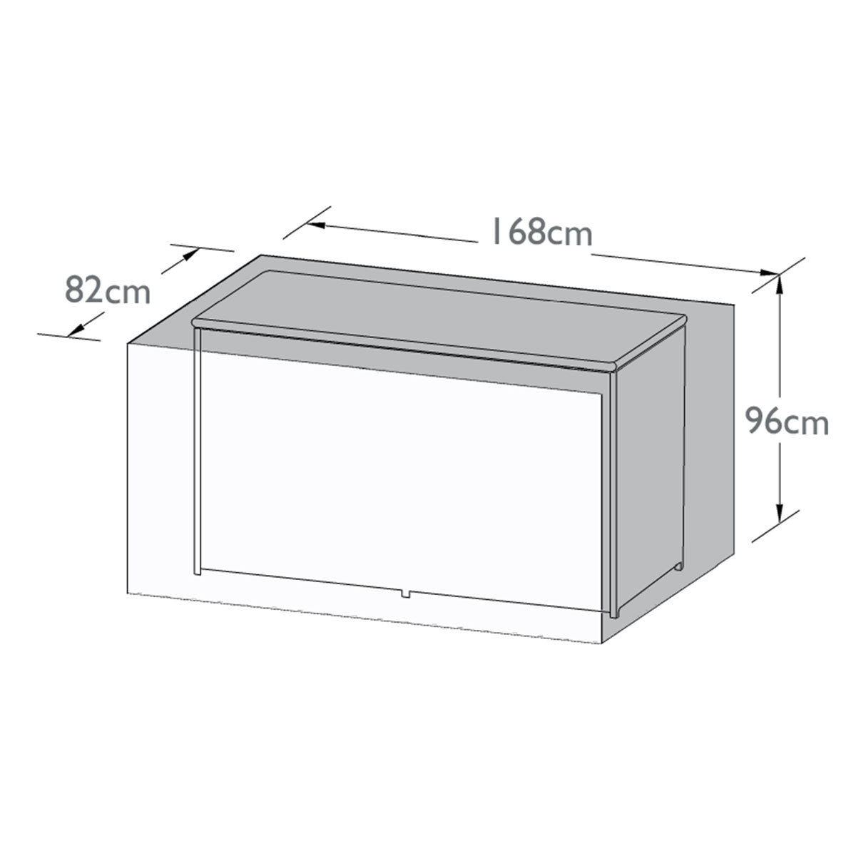 Maze -  Outdoor Cover for Large Storage Box