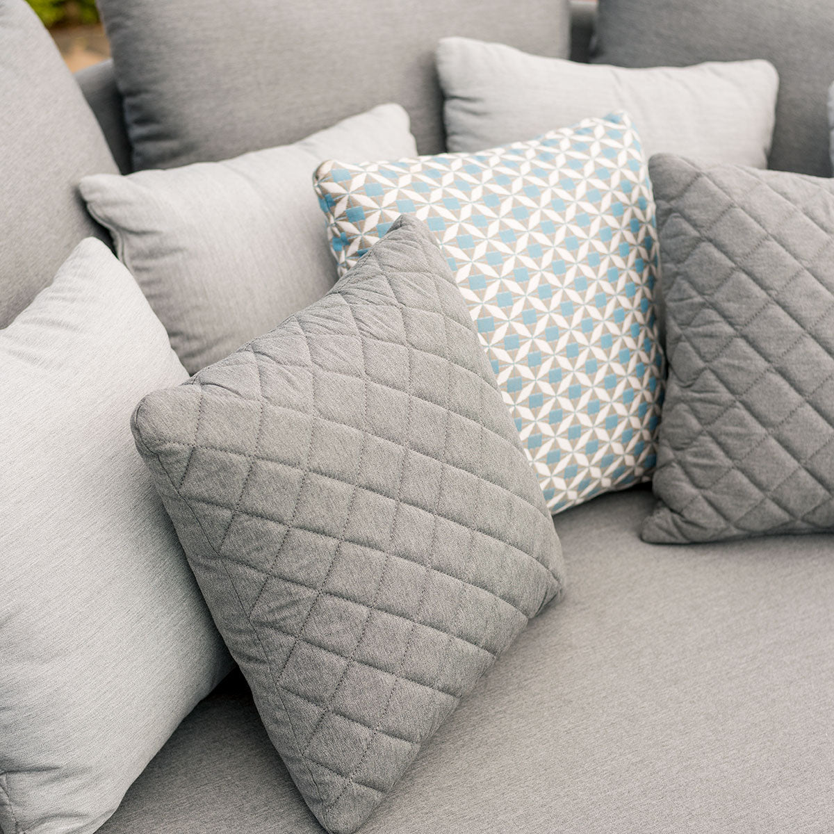 Maze -  Pair of Quilted Scatter Cushion