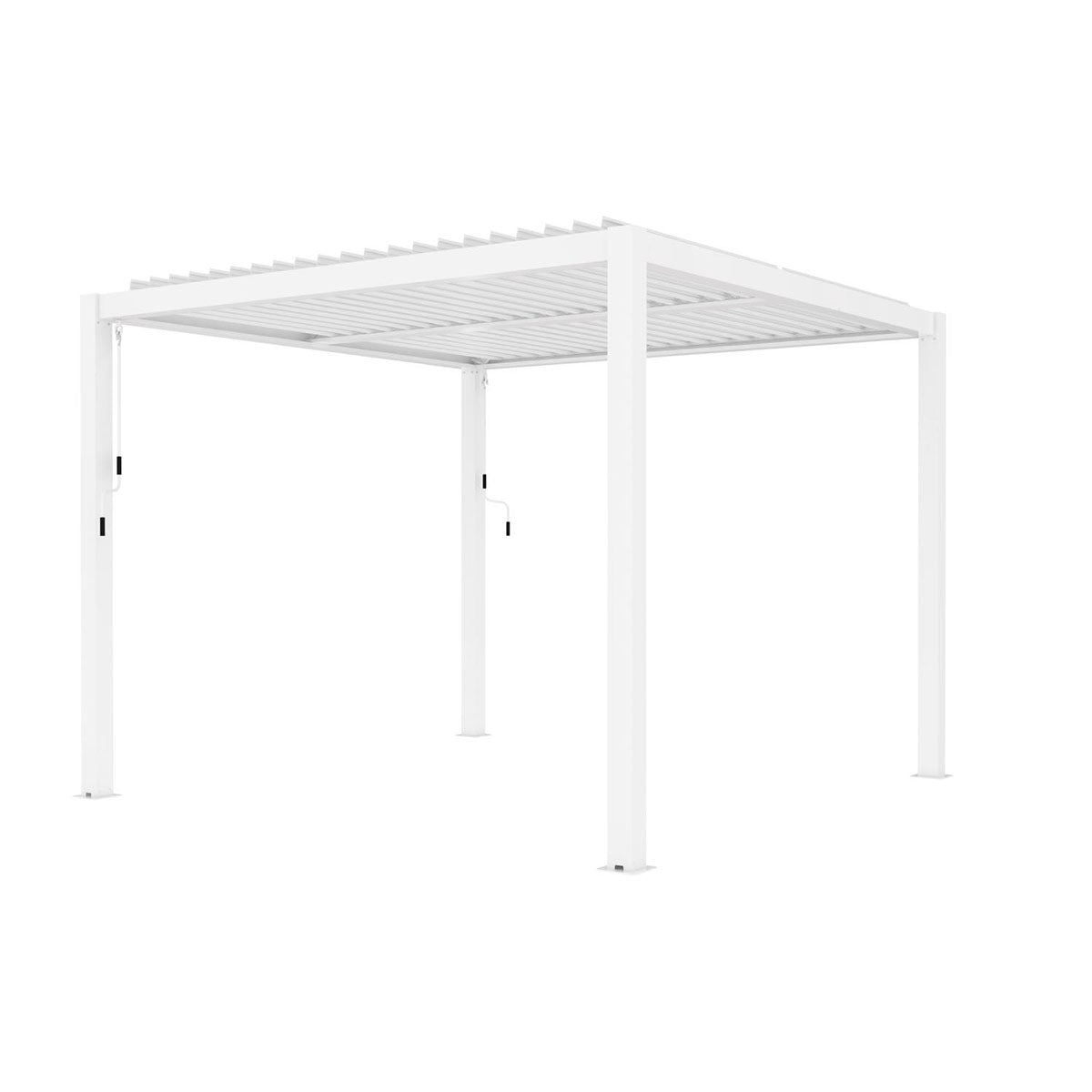 Maze Como Aluminium Pergola with 4 Drop Sides & LED Lighting