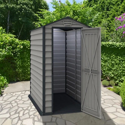 4ft x 6ft Saffron Apex Plus Vinyl Shed