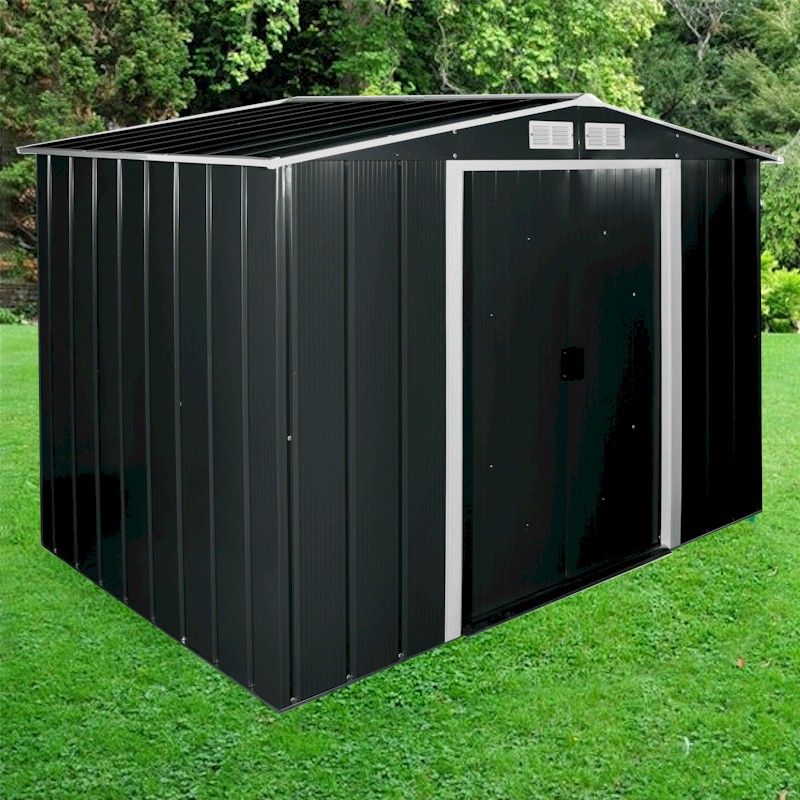 Sapphire Apex Metal Shed (All Size Available)