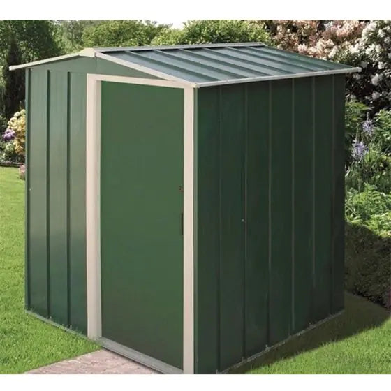 Sapphire Apex 5x4 metal shed in green