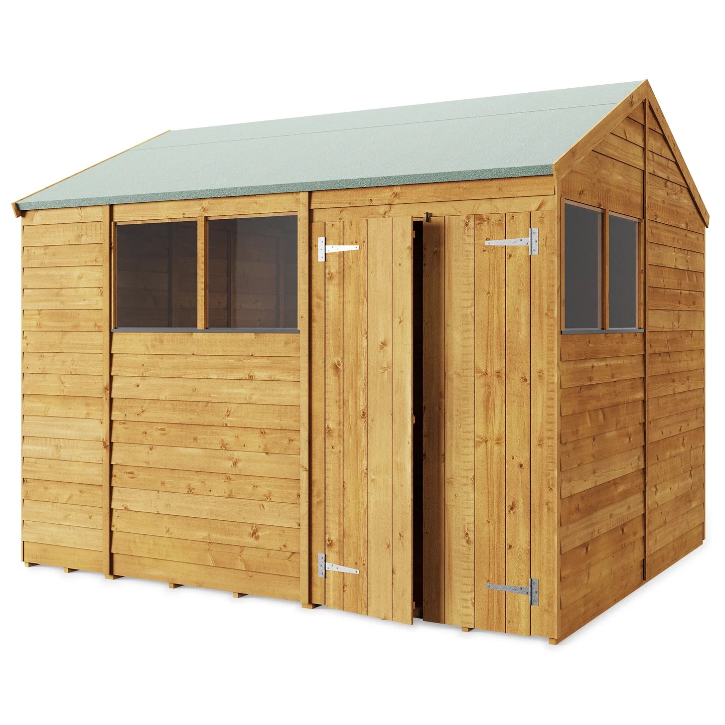 Store More Wooden Overlap Apex Shed Windowed/Windowless (All Size available)