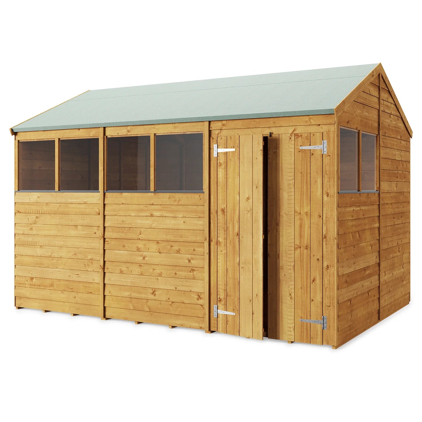 Store More Wooden Overlap Apex Shed Windowed/Windowless (All Size available)