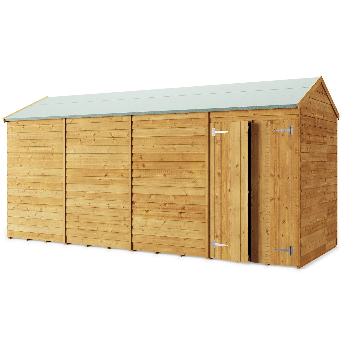 Store More Wooden Overlap Apex Shed Windowed/Windowless (All Size available)