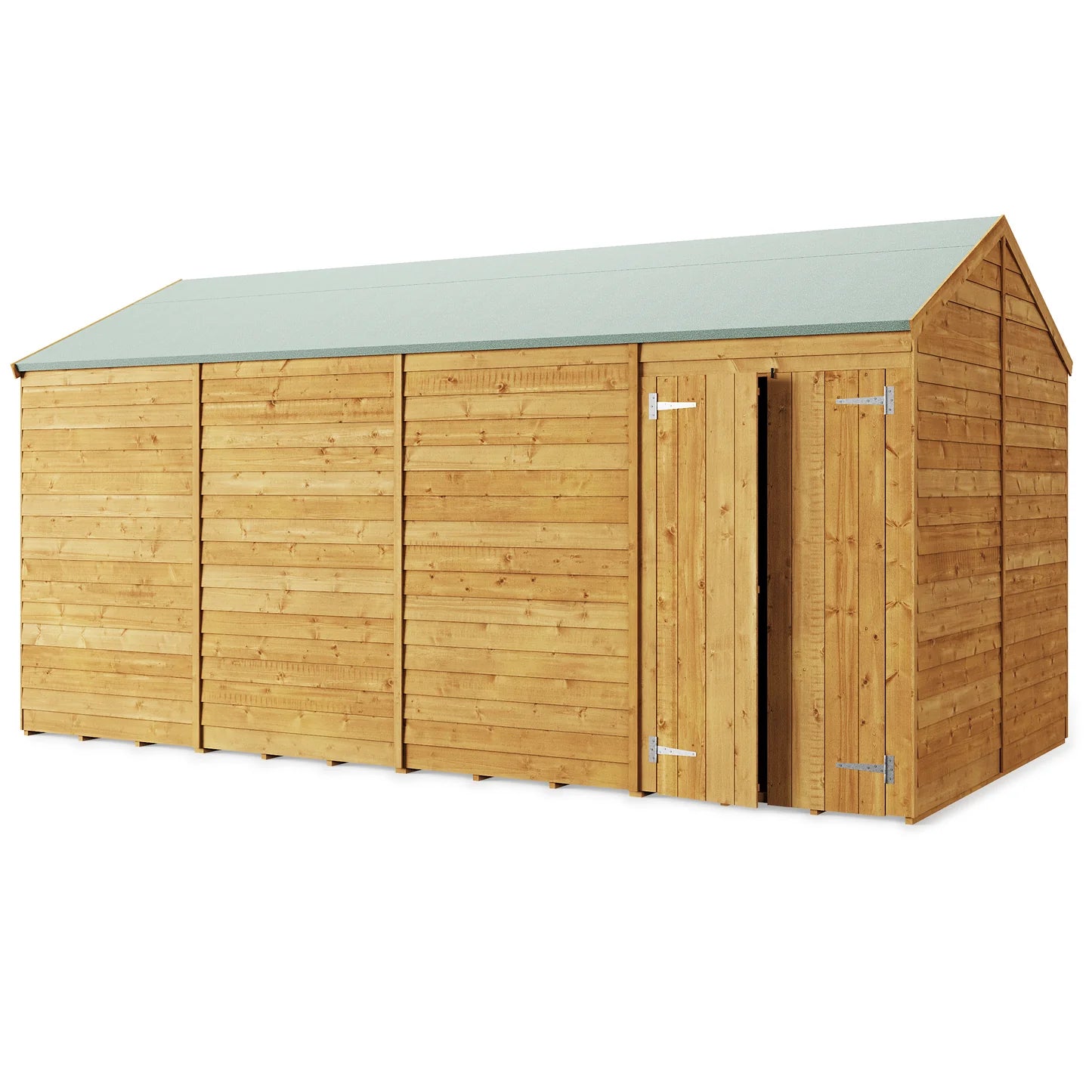 Store More Wooden Overlap Apex Shed Windowed/Windowless (All Size available)