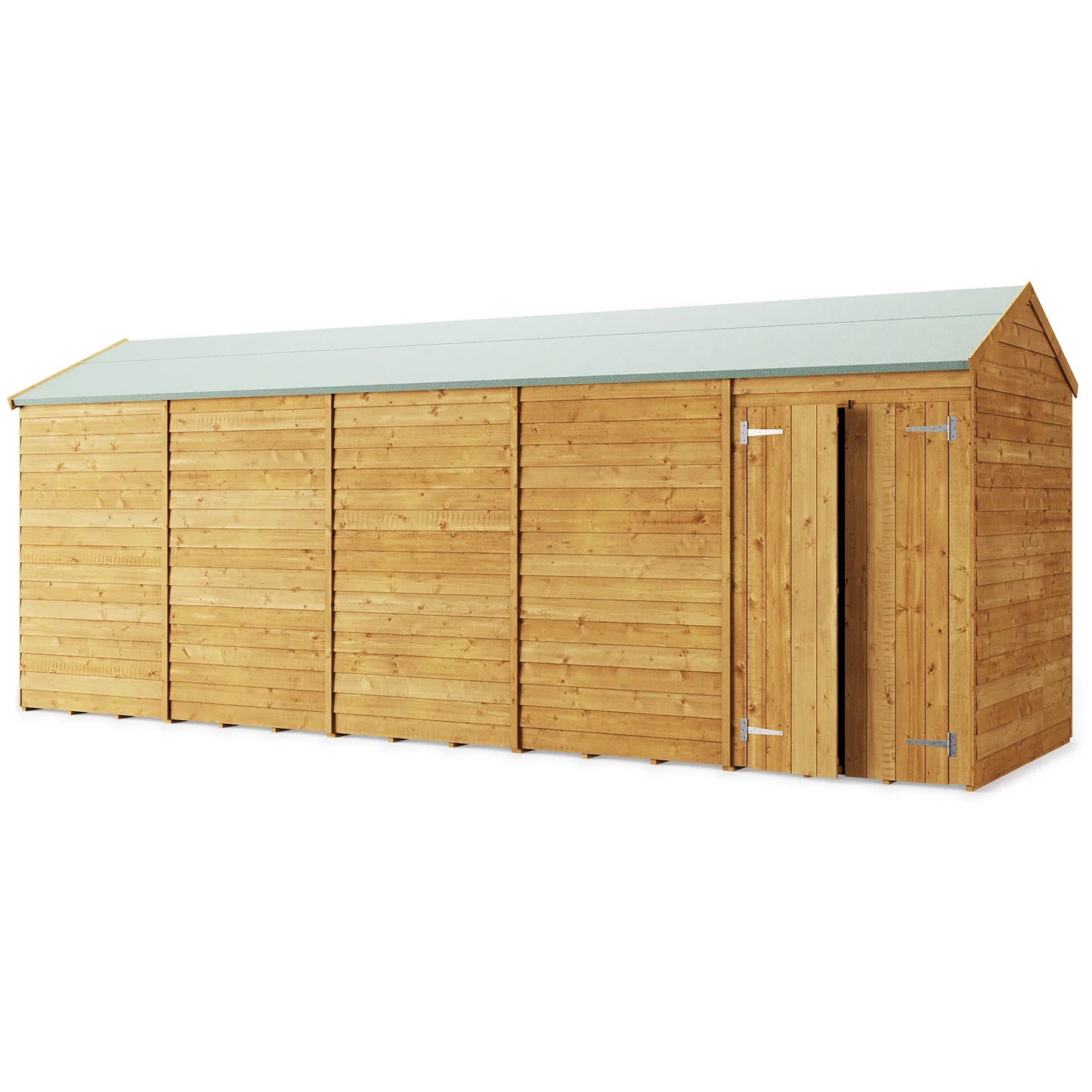 Store More Wooden Overlap Apex Shed Windowed/Windowless (All Size available)