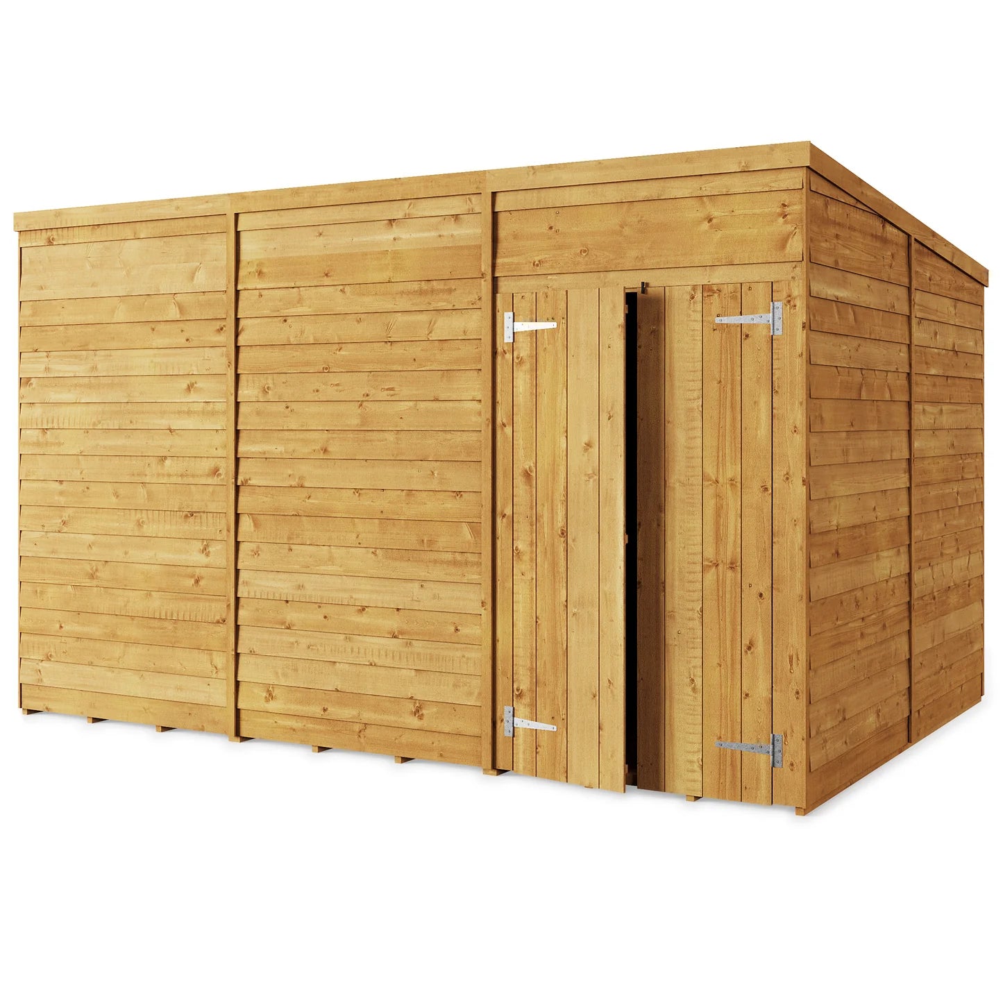 Store More Wooden Overlap Pent Shed Windowless/ Windowed (All Size Available)