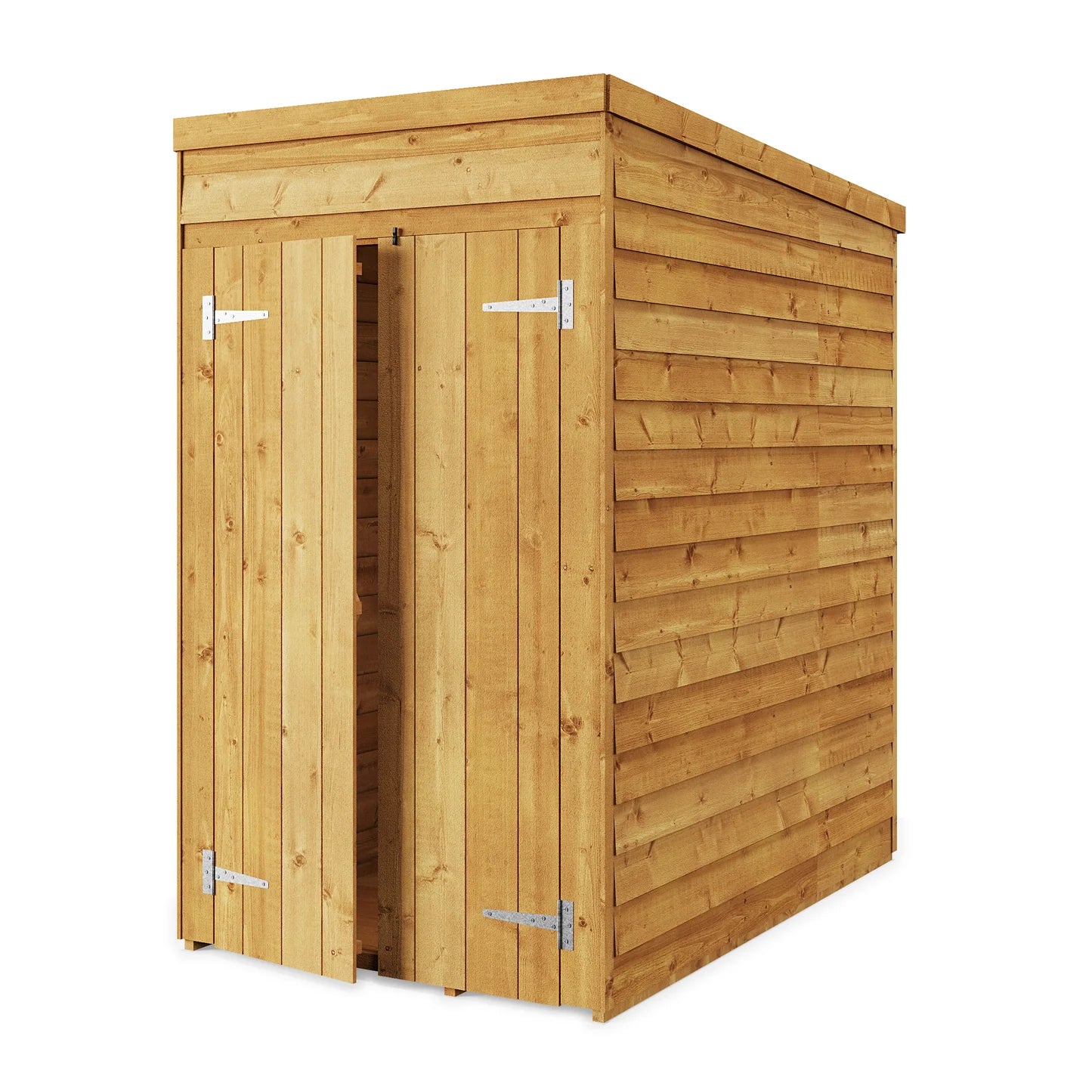 Store More Wooden Overlap Pent Shed Windowless/ Windowed (All Size Available)