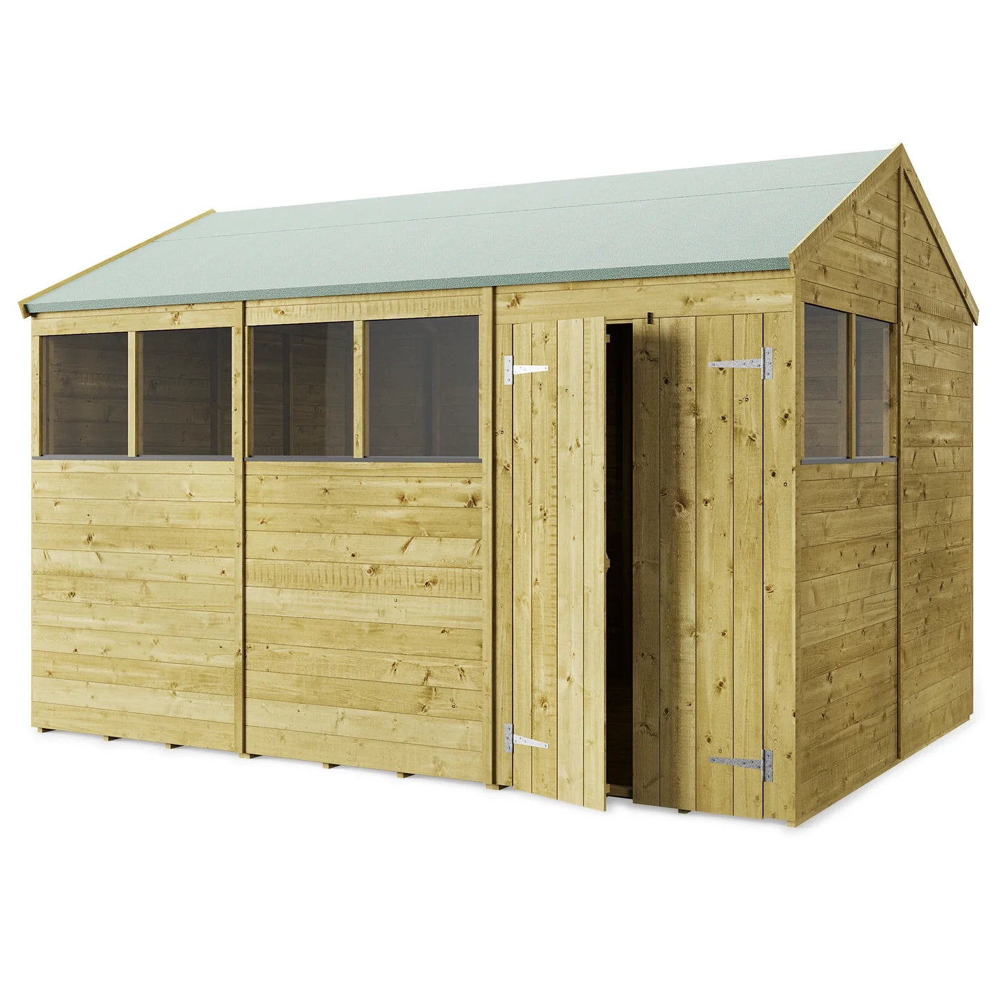 Store More Wooden Tongue and Groove Apex Shed Windowed/Windowsless (All Size Available)