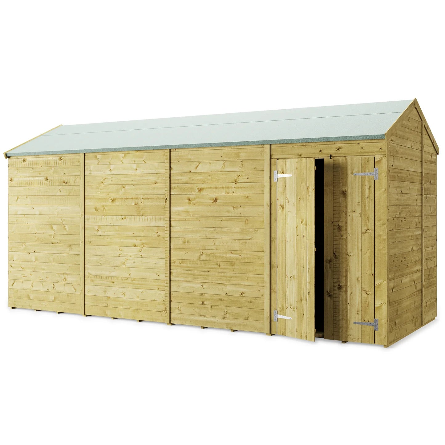 Store More Wooden Tongue and Groove Apex Shed Windowed/Windowsless (All Size Available)