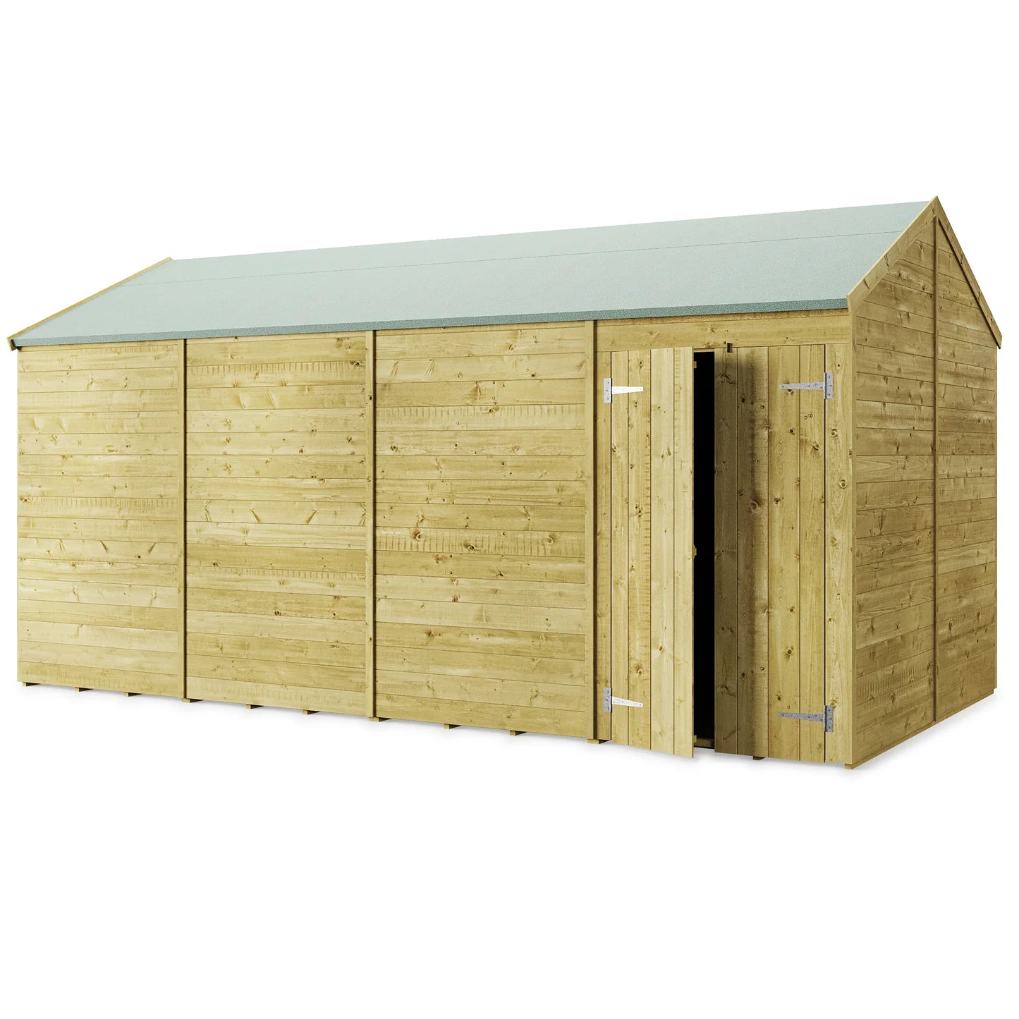 Store More Wooden Tongue and Groove Apex Shed Windowed/Windowsless (All Size Available)