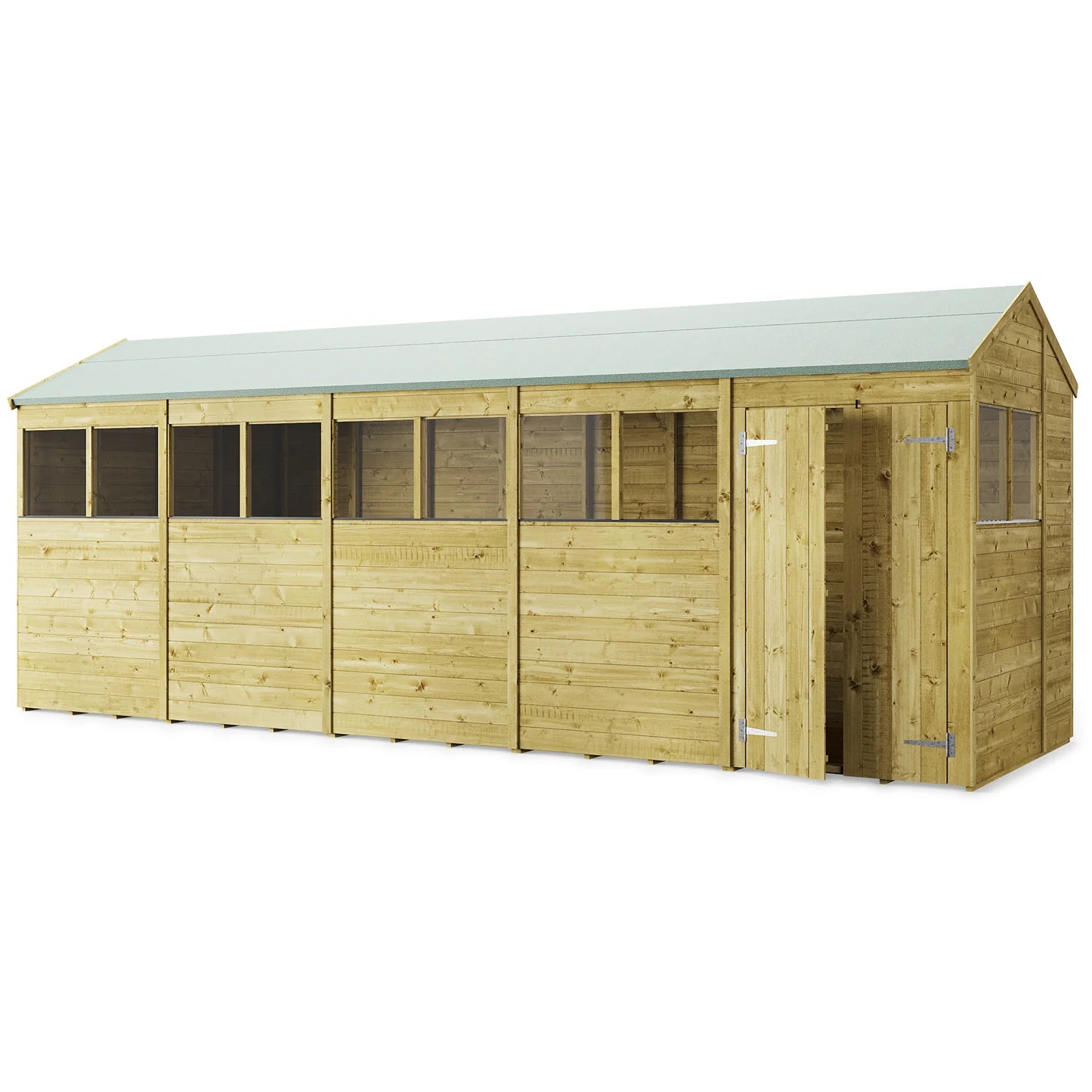 Store More Wooden Tongue and Groove Apex Shed Windowed/Windowsless (All Size Available)