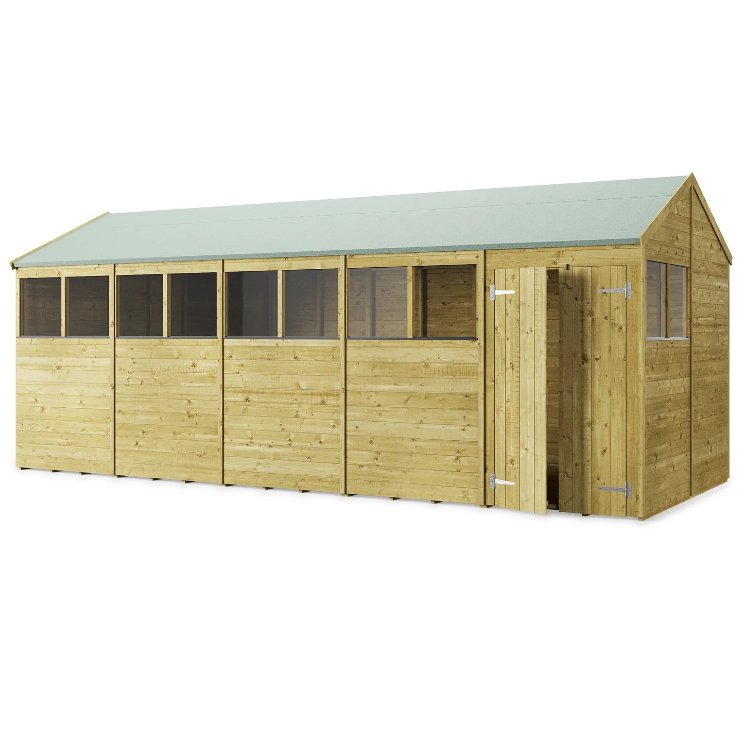 Store More Wooden Tongue and Groove Apex Shed Windowed/Windowsless (All Size Available)