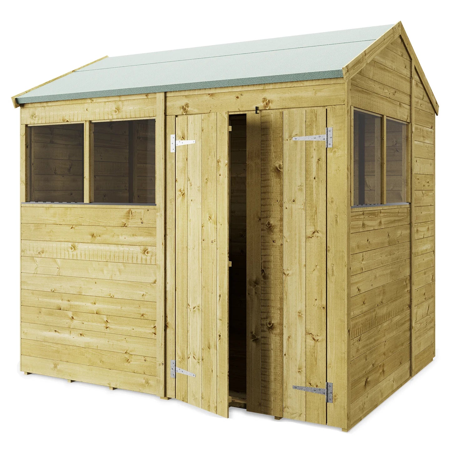 Store More Wooden Tongue and Groove Apex Shed Windowed/Windowsless (All Size Available)