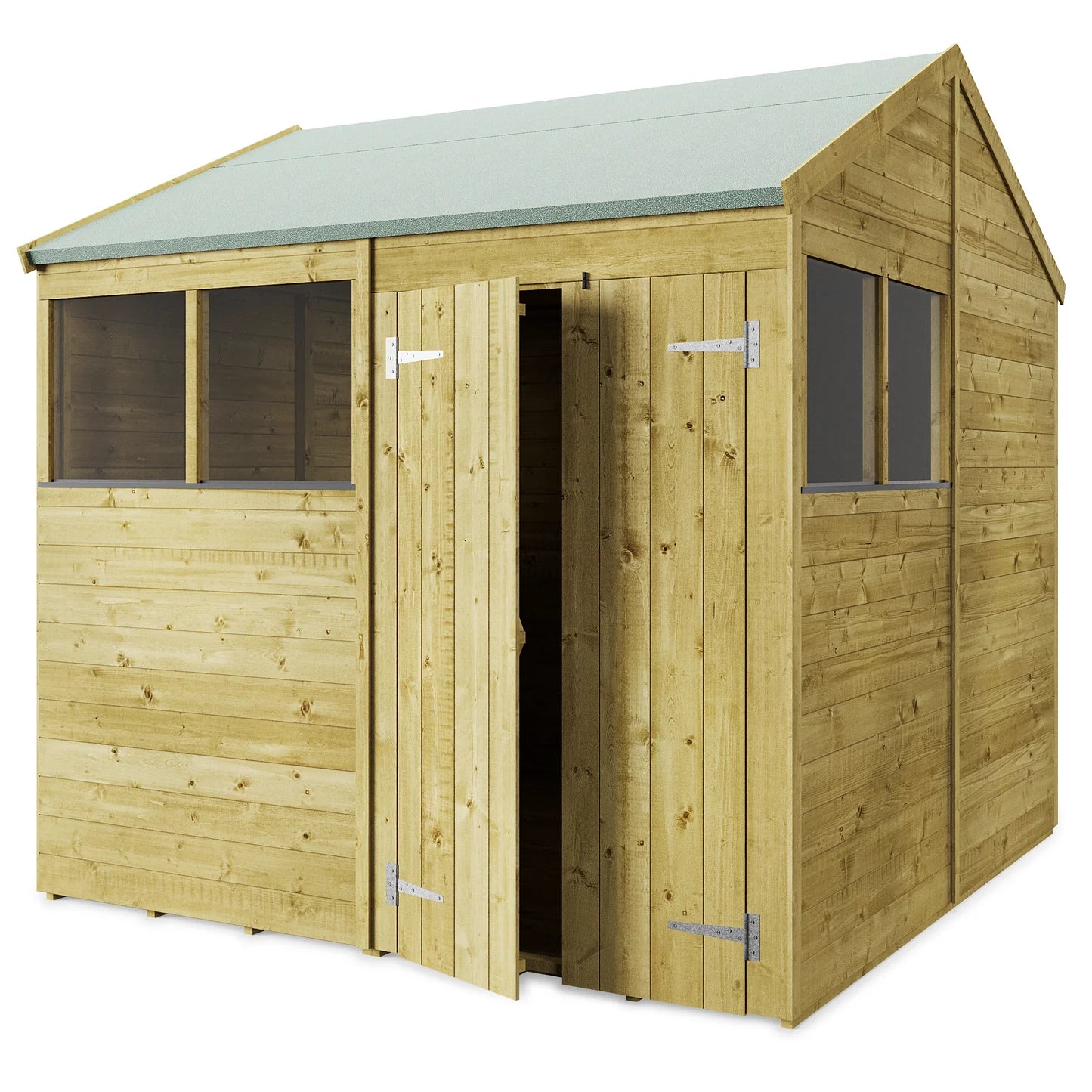 Store More Wooden Tongue and Groove Apex Shed Windowed/Windowsless (All Size Available)