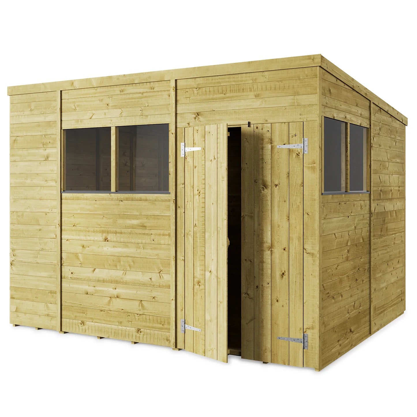 Store More Wooden Tongue and Groove Pent Shed Windowed/Windowless (All Size Available)