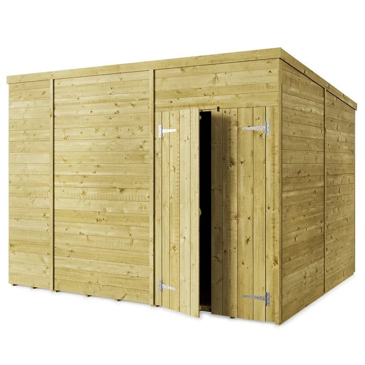 Store More Wooden Tongue and Groove Pent Shed Windowed/Windowless (All Size Available)