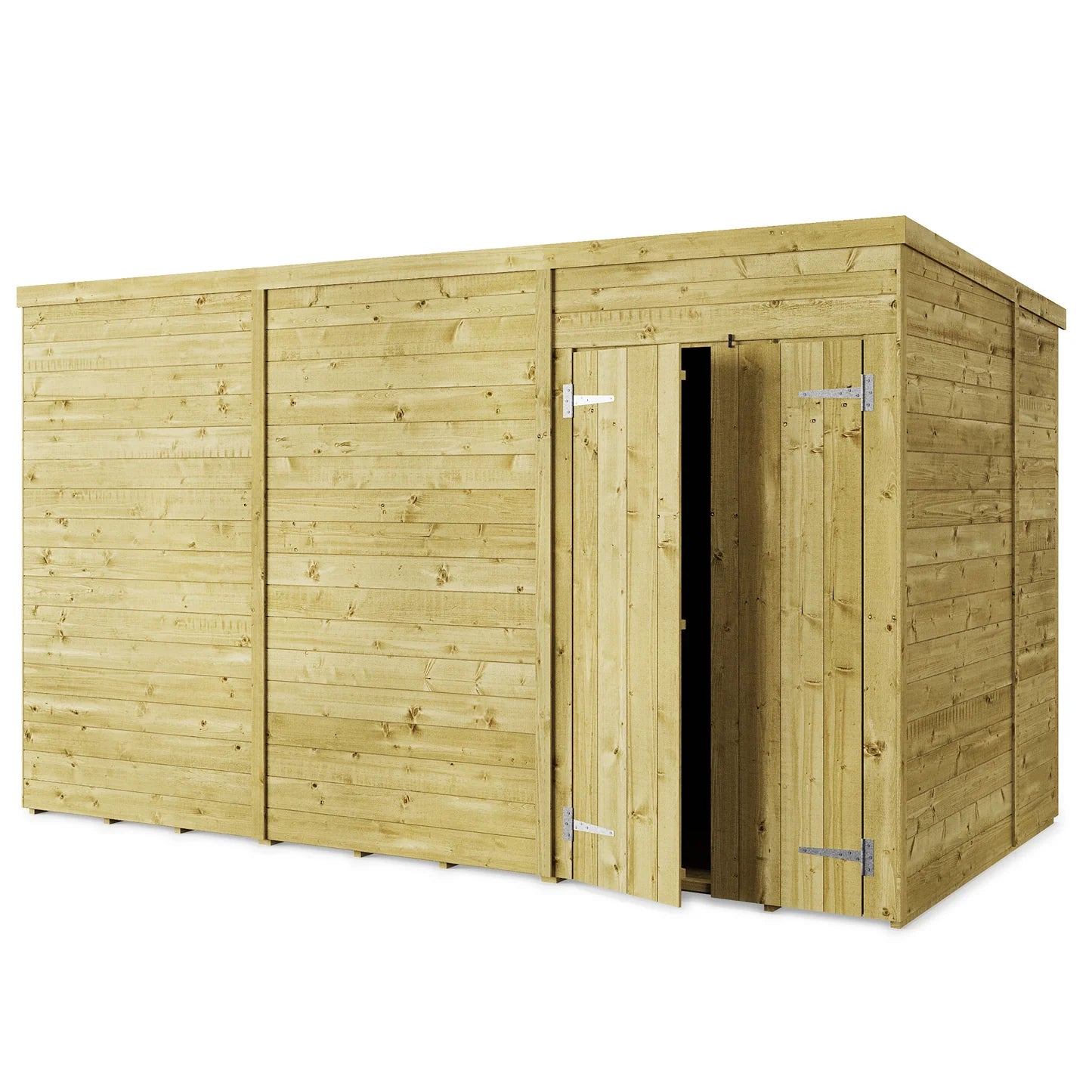 Store More Wooden Tongue and Groove Pent Shed Windowed/Windowless (All Size Available)