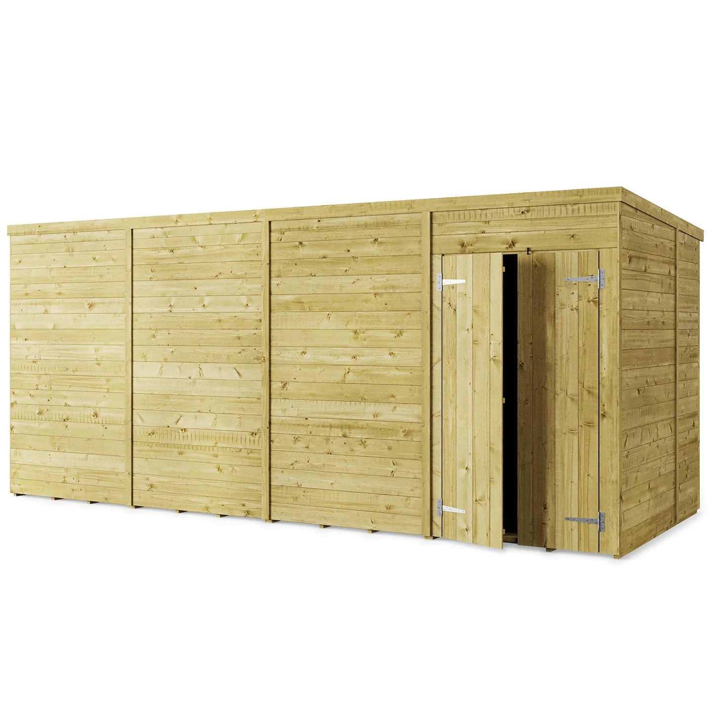 Store More Wooden Tongue and Groove Pent Shed Windowed/Windowless (All Size Available)