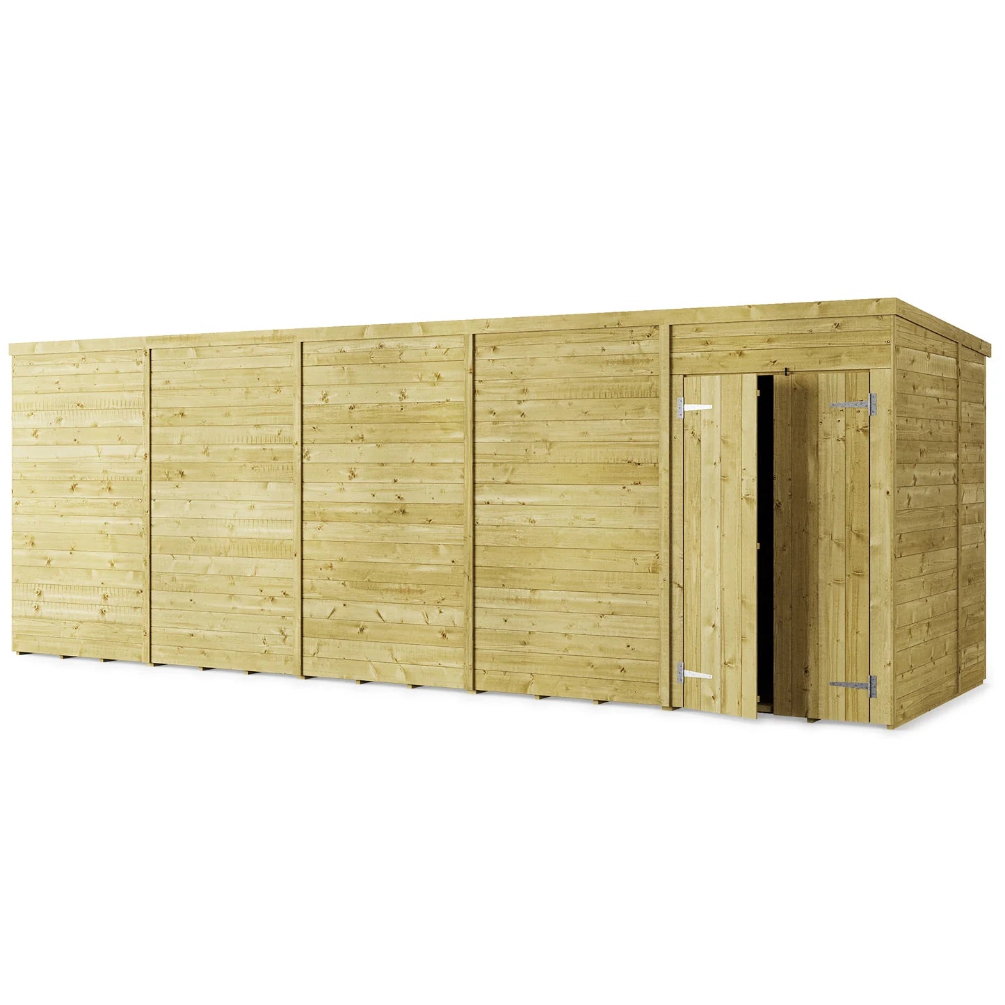 Store More Wooden Tongue and Groove Pent Shed Windowed/Windowless (All Size Available)