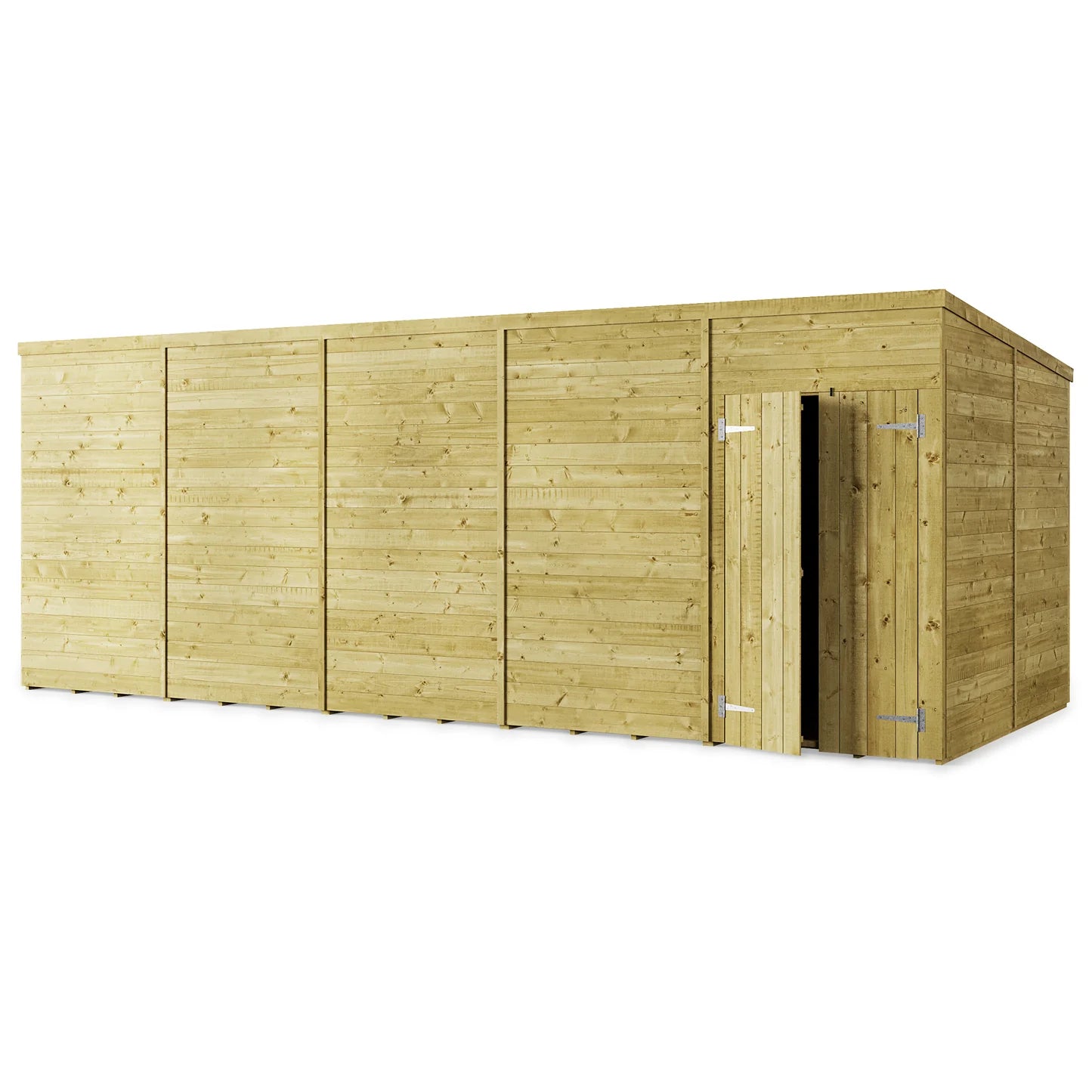 Store More Wooden Tongue and Groove Pent Shed Windowed/Windowless (All Size Available)