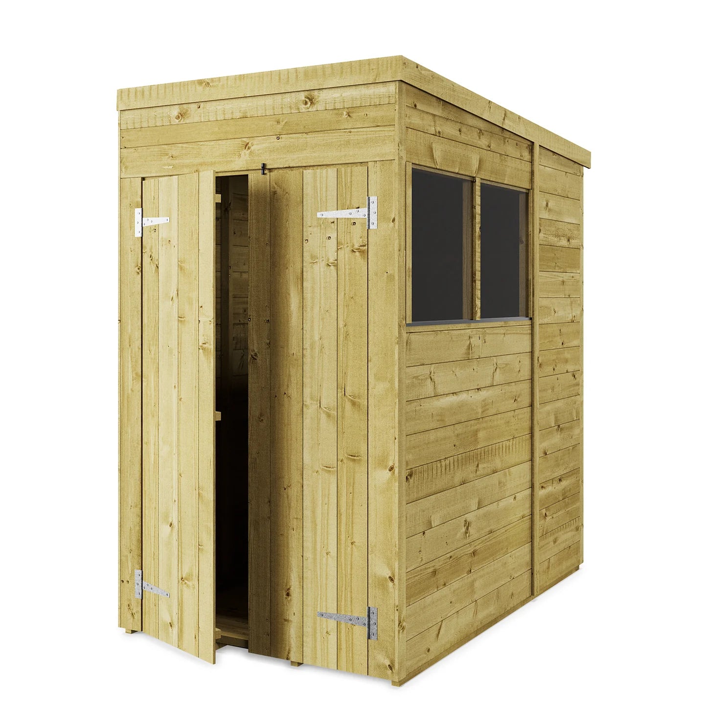 Store More Wooden Tongue and Groove Pent Shed Windowed/Windowless (All Size Available)