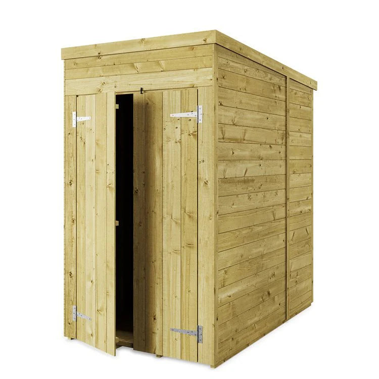 Store More Wooden Tongue and Groove Pent Shed Windowed/Windowless (All Size Available)