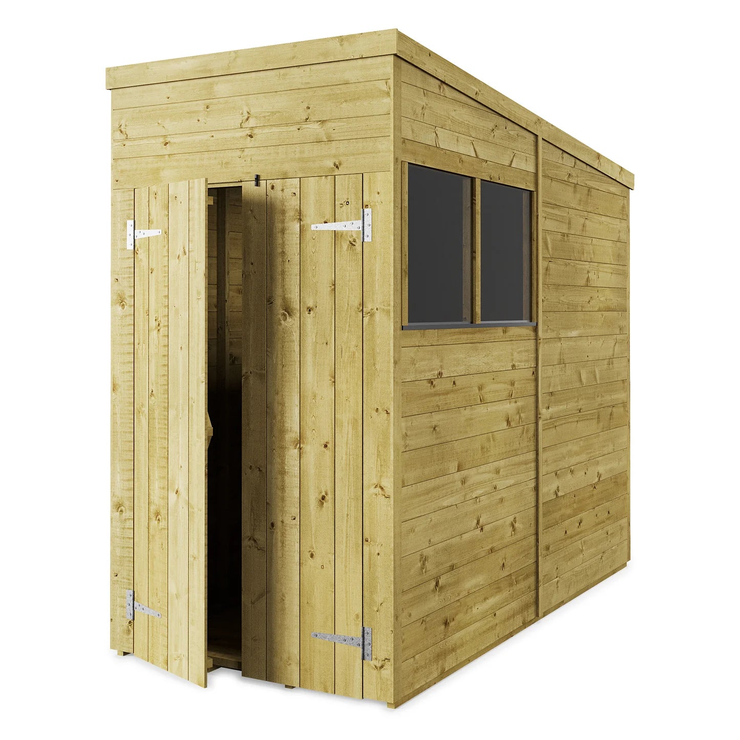 Store More Wooden Tongue and Groove Pent Shed Windowed/Windowless (All Size Available)