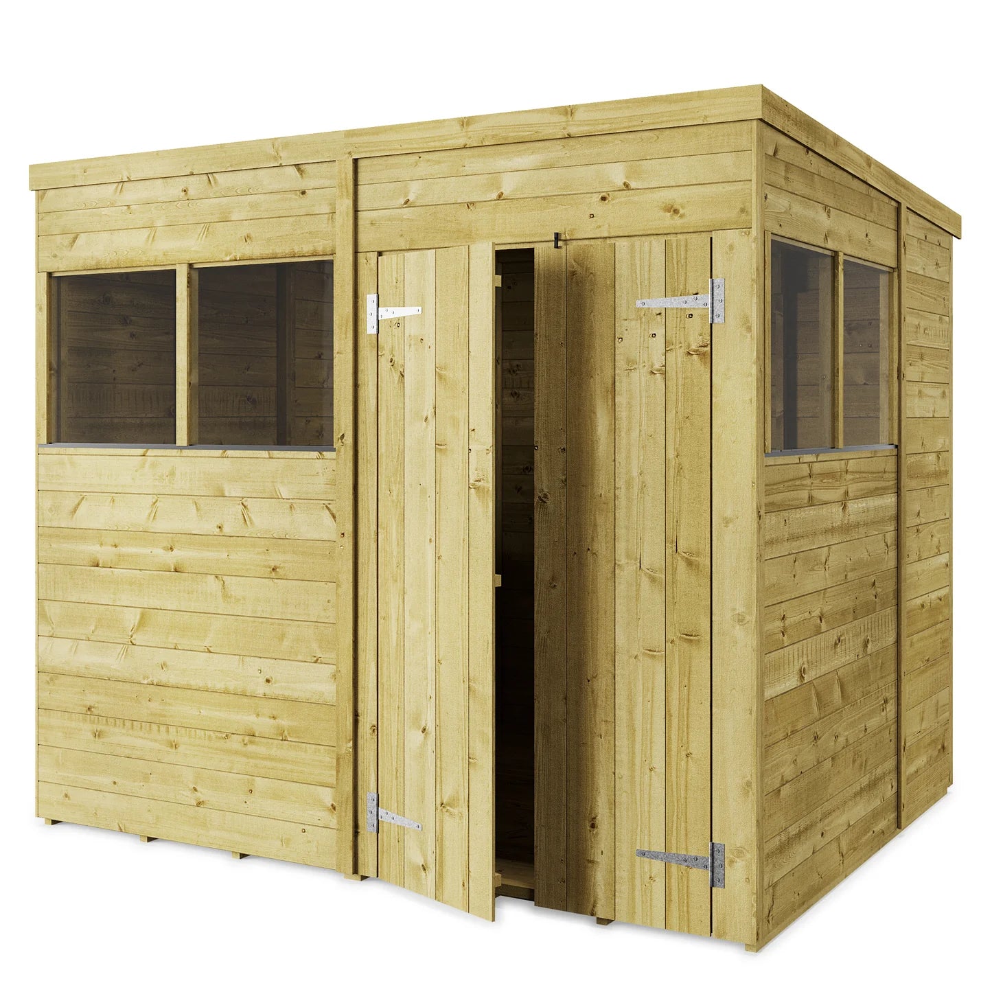 Store More Wooden Tongue and Groove Pent Shed Windowed/Windowless (All Size Available)