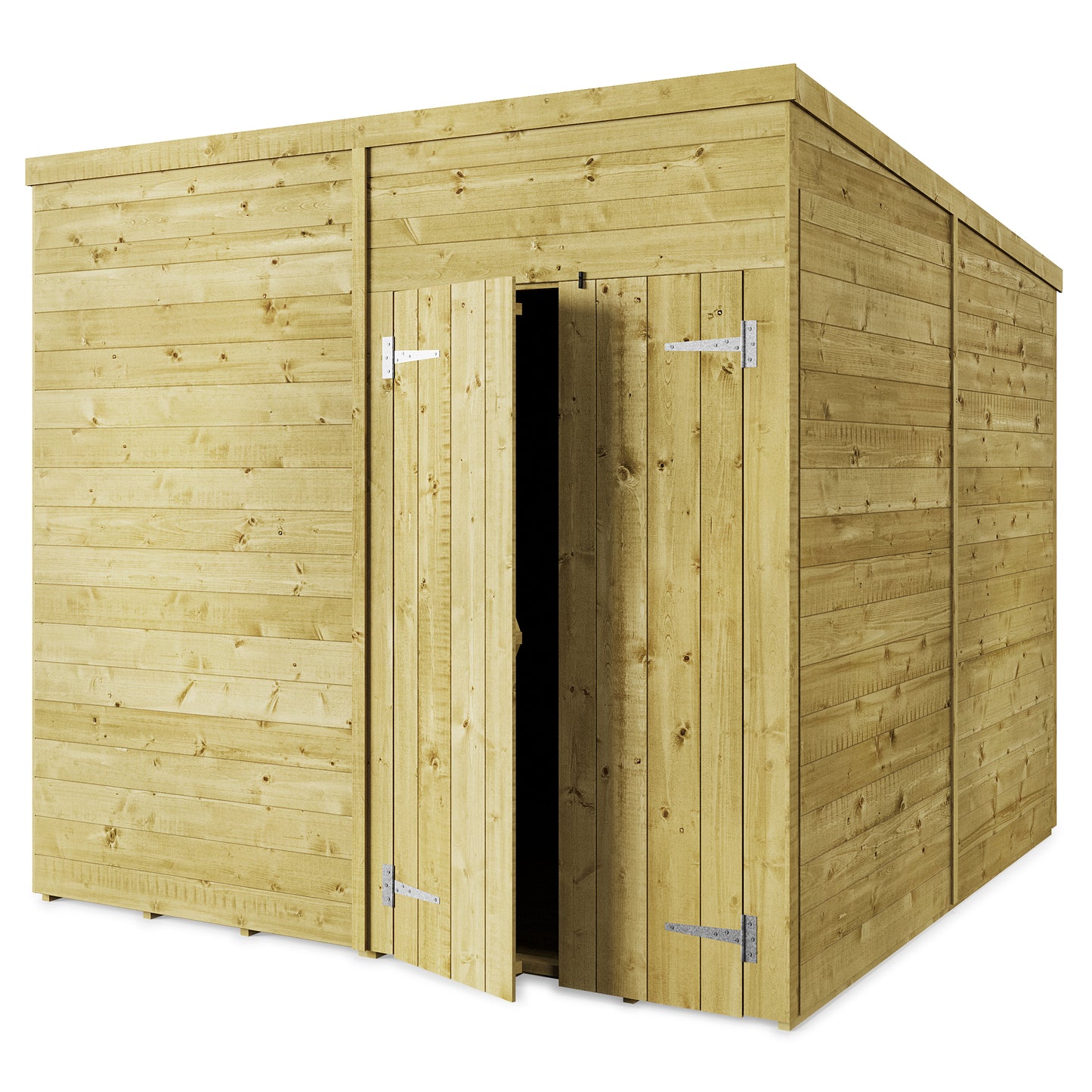 Store More Wooden Tongue and Groove Pent Shed Windowed/Windowless (All Size Available)