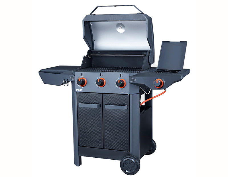 Halmo 3 Burner Family Gas Grill with Side Burner