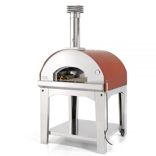 Fontana Marinara Rosso Wood Pizza Oven Including Trolley