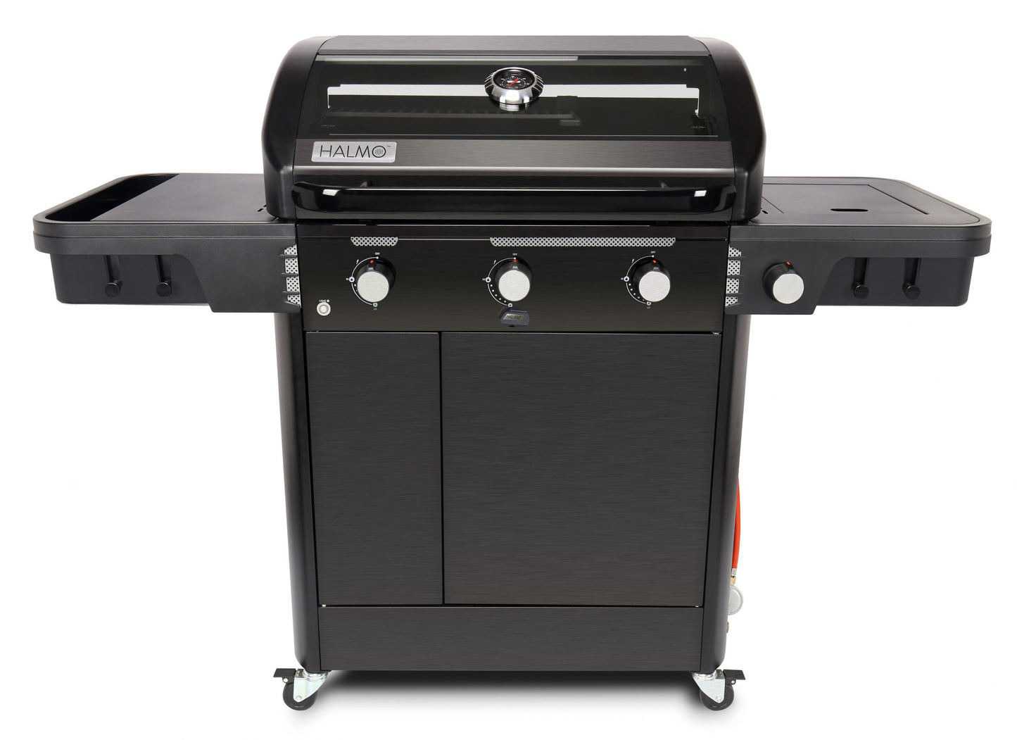 Halmo 3 Burner Premium Gas Grill With Side Burner