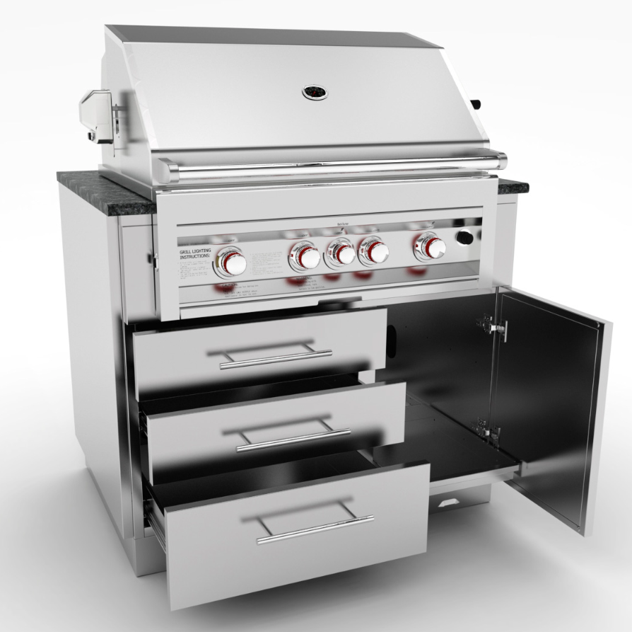 Sunstone Cabinet for 4 Burner Gas Grills