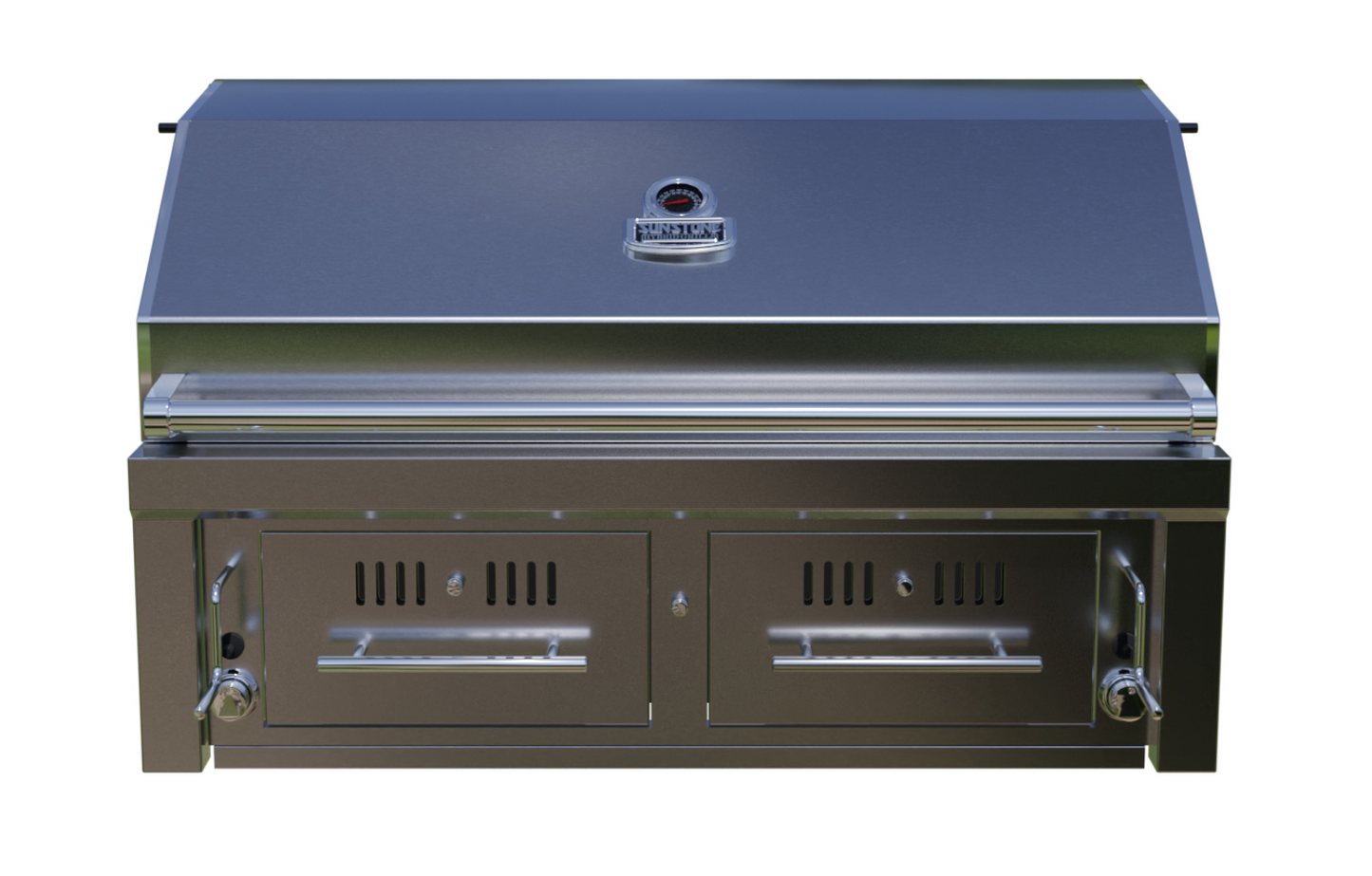 Sunstone 42″ Charcoal, Wood & Gas Hybrid Dual Zone Grill