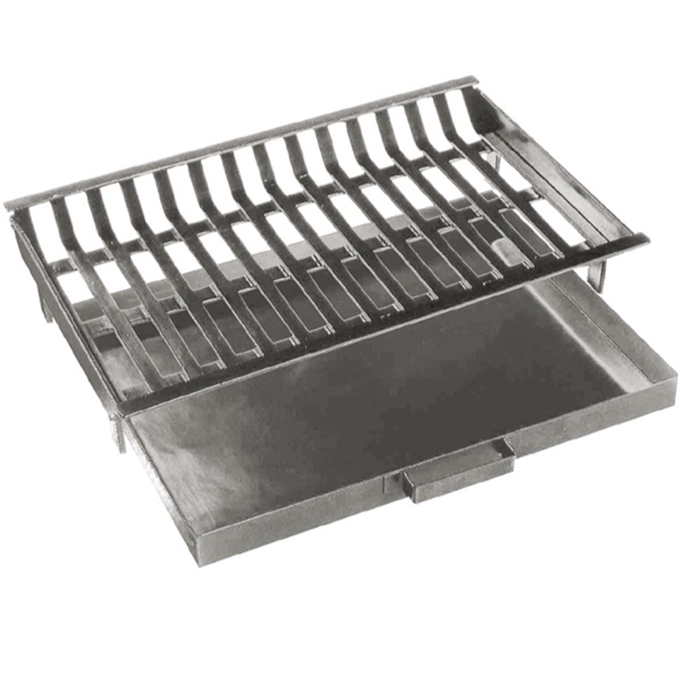 Buschbeck Stainless Steel Fire Grate & Ash Pan